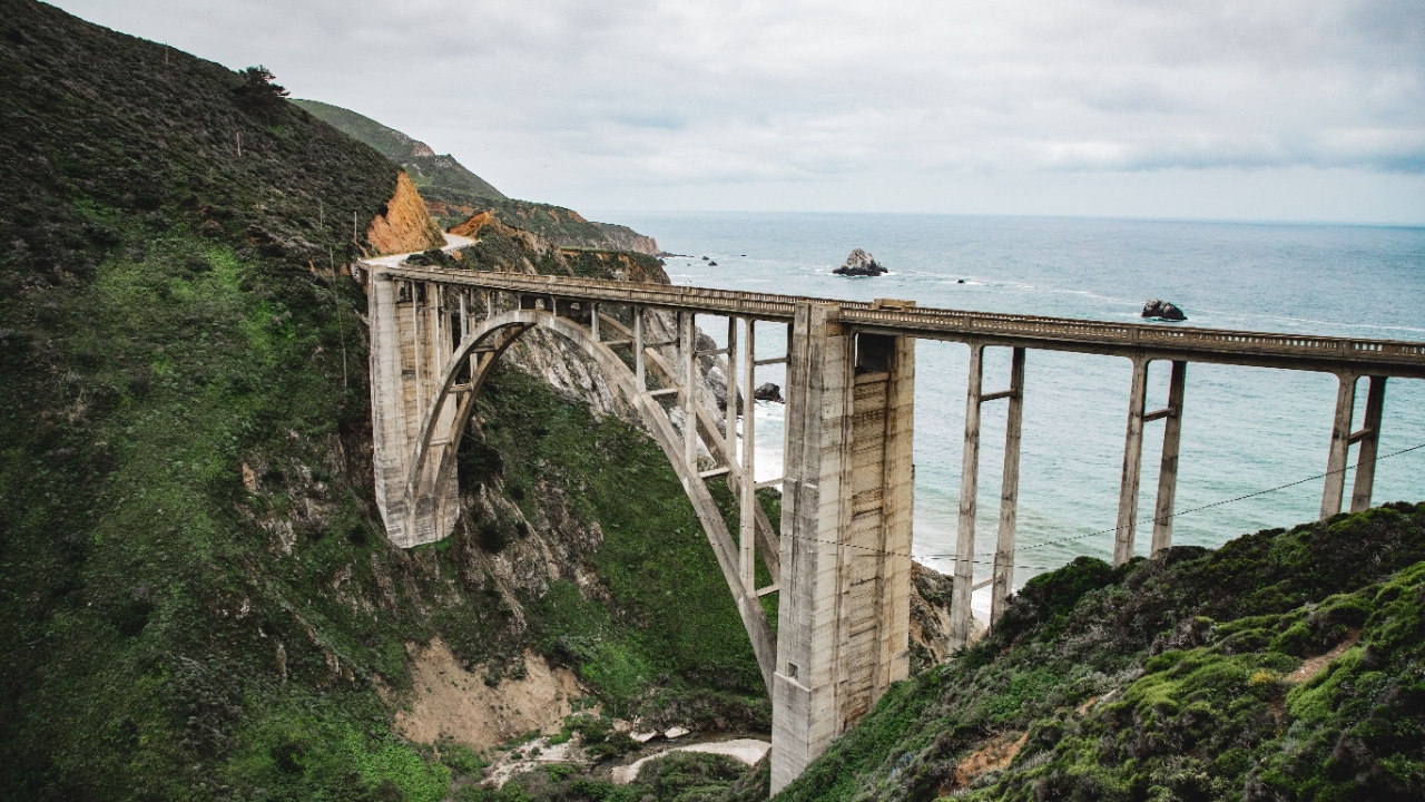 California hosts the iconic Big Sur Marathon, showcasing the breathtaking beauty of the state's coastline.