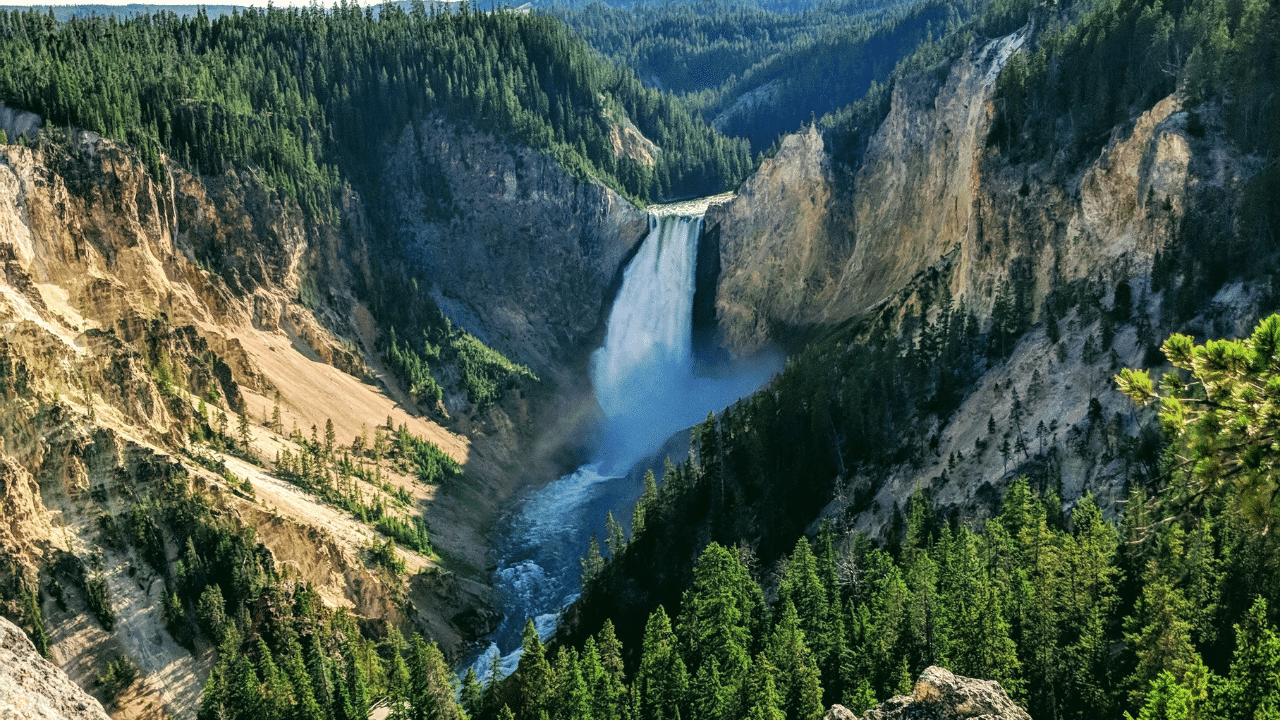 A 5k marathon in Yellowstone National Park.